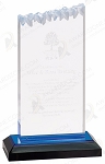 BLUE FROSTED IMPRESS ACRYLIC