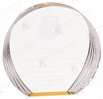 GOLD ROUND ACRYLIC