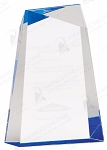 BLUE FACET WEDGE ACRYLIC 7
