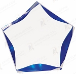 BLUE LUMINARY STAR ACRYLIC