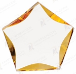 GOLD LUMINARY STAR ACRYLIC