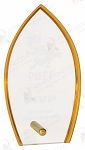 CLEAR/GOLD SPIRE SILHOUETTE ACRYLIC