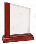 CLEAR HIGH GLOSS MAHOGANY PEAK ACRYLIC
