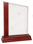 CLEAR HIGH GLOSS MAHOGANY PEAK ACRYLIC