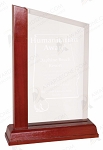 CLEAR HIGH GLOSS MAHOGANY PEAK ACRYLIC