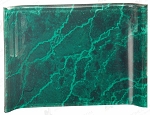 GREEN MARBLE ACRYIC CRESCENT