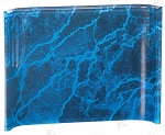 BLUE MARBLE ACRYIC CRESCENT