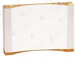 GOLD THICK ACRYLIC CRESCENT