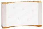 GOLD THICK ACRYLIC CRESCENT