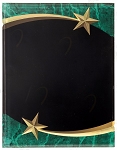 GREEN MARBLE SHOOTING STAR ACRYLIC PLQ