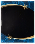 BLUE MARBLE SHOOTING STAR ACRYLIC PLAQUE