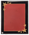 BURGUNDY CARVED STAR ACRYLIC PLAQUE