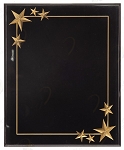 BLACK CARVED STAR ACRYLIC PLAQUE