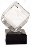 PEDESTAL CRYSTAL CUBE