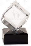 PEDESTAL CRYSTAL CUBE