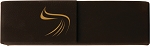 Black Leatherette Double Pen Case