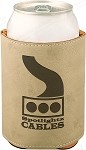 Light Brown Leatherette Beverage Holder