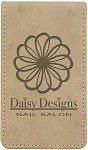 Light Brown Leatherette Manicure Set