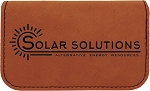 Rawhide Leatherette Flexible Business Card Holder