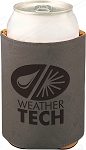 Gray Leatherette Beverage Holder