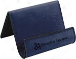 Blue Leatherette Holder/Easel