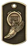 2 inch 3D Track Dog Tag