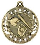 2 1/4 inch  Baseball Galaxy Medal