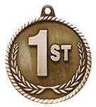 2 inch  1st Place High Relief Medal