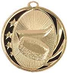 2 inch  Hockey Laserable MidNite Star Medal