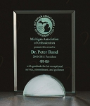 Apex Series Glass Award with Mirror Base 5