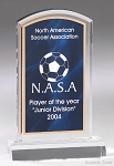 Marble Trophy Acrylic-Matching Series-Blue