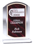 Marble Trophy Acrylic-Matching Series-Red