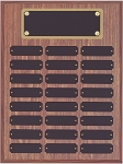  Perpetual Plaque Featuring 24 Black Plates