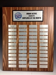 48 Silver Plate Perpetual Plaque