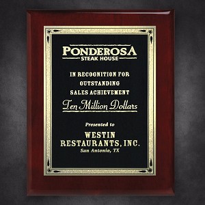 Aberdeen Rosewood Plaque 6
