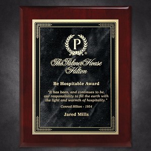 Aberdeen Rosewood Plaque 7