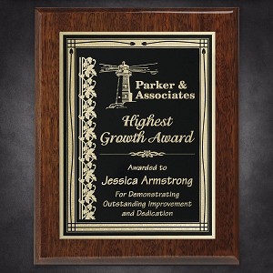 Aberdeen Walnut Plaque 12