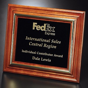 Americana Plaque with Black Glass 11-3/4
