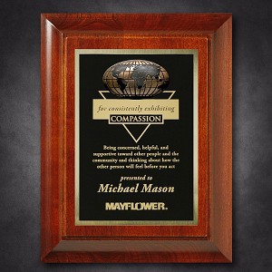 Americana Raised Panel Plaque 7
