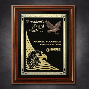 Americana Shadow Box with Glass 12-1/2