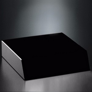 Black Glass Base 5 x 5 x 1-1/4