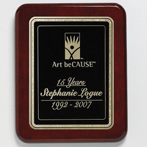 Champlain Rosewood Plaque 9