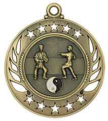 2 1/4 inch  Martial Arts Galaxy Medal