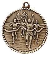 2 inch  Cross Country High Relief Medal