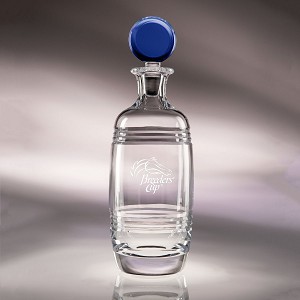 34oz. Bluegrass Decanter - Blue