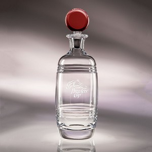 34oz. Bluegrass Decanter - Red