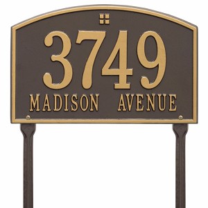 Bronze Gold Cape Charles Standard Lawn Two Line