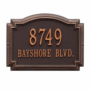 Oil Rubbed Bronze Williamsburg Standard Wall Two Line