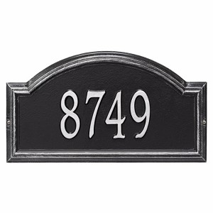 Black Silver Providence Arch Standard Wall One Line