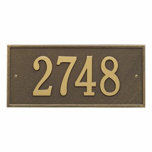 Hartford Rectangle House Number - 16